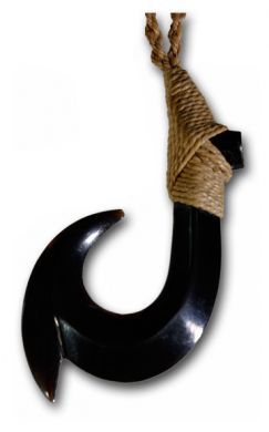 Buffalo Horn Hook Necklace