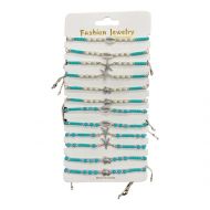 Turquoise Beads w/ Charm Bracelet - Assorted