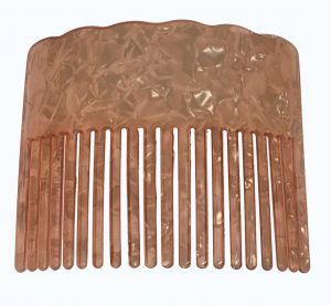 Turtle Shell Hair Comb - Pink